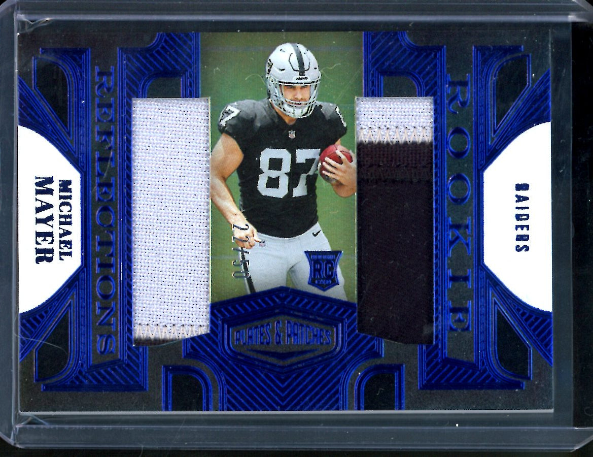 2023 Panini Plates & Patches Michael Mayer Rookie Patch /50 Raiders –  Sports Card Market