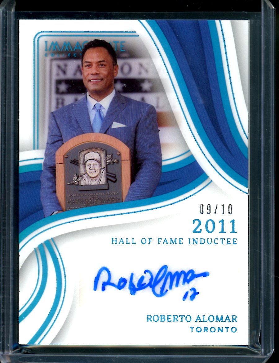 2023 Panini Immaculate Roberto Alomar Hall of Fame Inductee Auto /10 B –  Sports Card Market