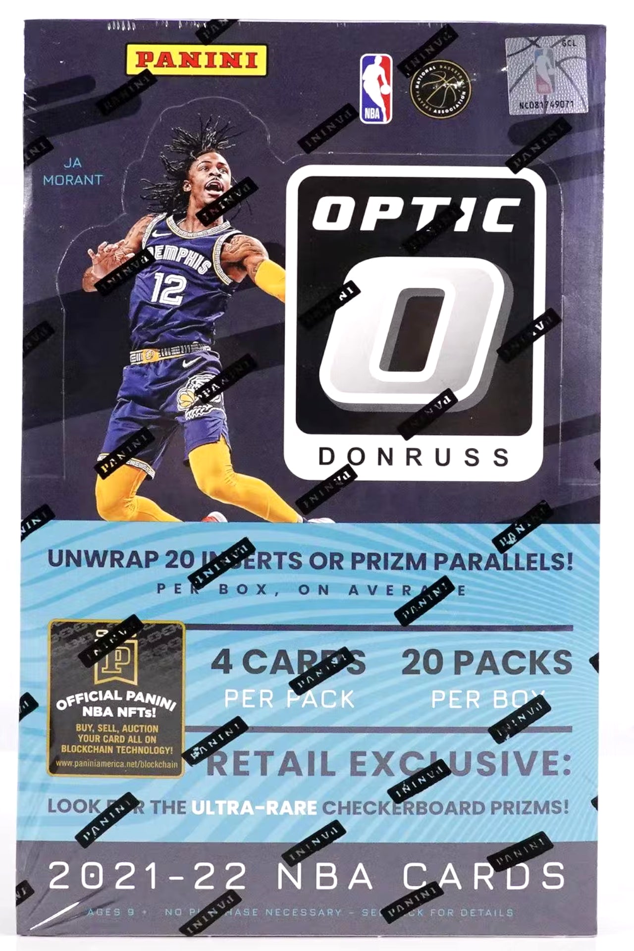 2021 Panini Donruss Optic Football 20-Pack Retail Box