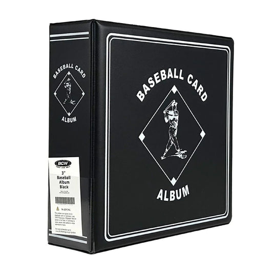 BCW 3 in. Baseball Album (Black)
