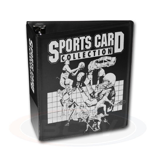 BCW 3 in. Sports Card Collection Album (Black)