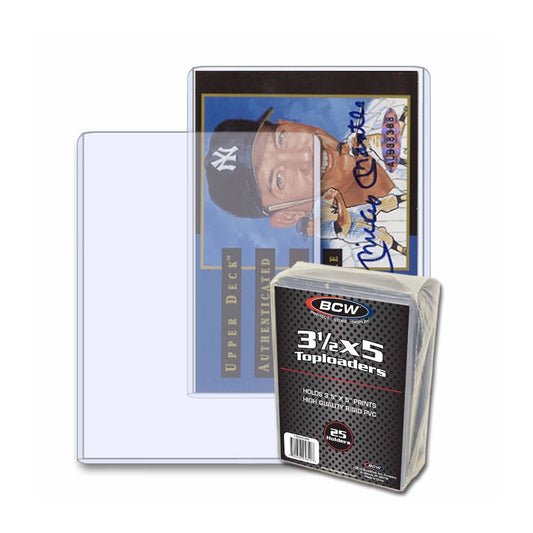 BCW 3.5x5 Top Loader Oversize Card Holder