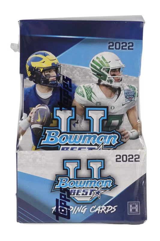 2022/23 Bowman's Best University Football Hobby Box