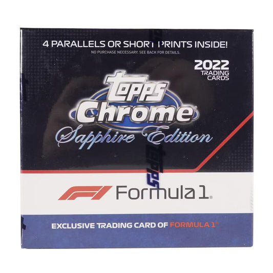 2022 Topps Chrome Formula 1 Sapphire Edition Hobby Box