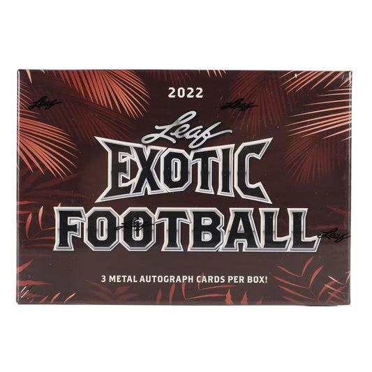 2022 Leaf Exotic Football Hobby Box