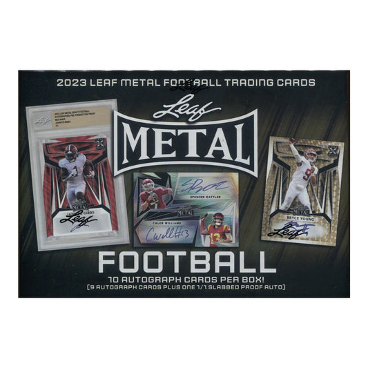 2023 Leaf Metal Jumbo Football Hobby Box