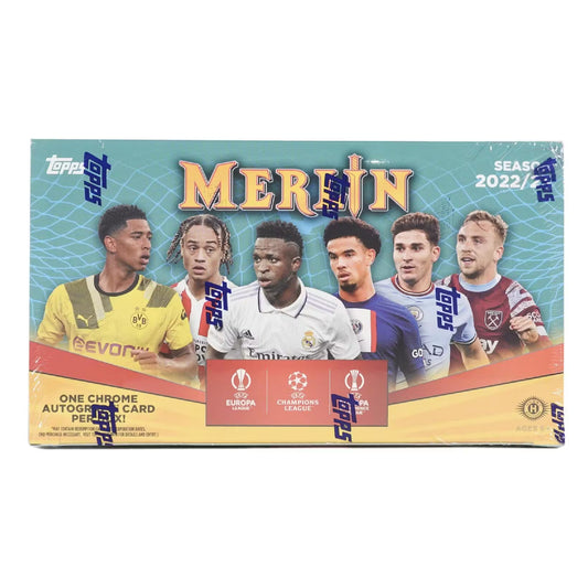2022/23 Topps Merlin Chrome UEFA Club Competitions Soccer Hobby Box