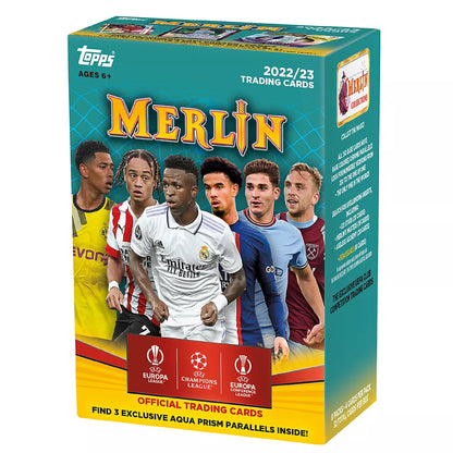 2022/23 Topps Merlin Chrome UEFA Club Competitions Soccer Blaster Box