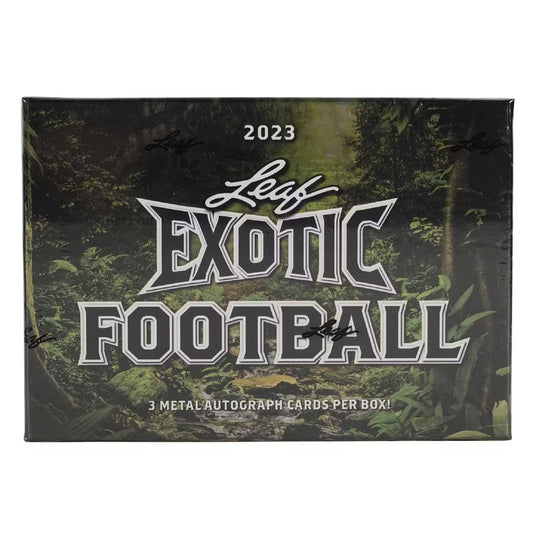2023 Leaf Exotic Football Hobby Box 