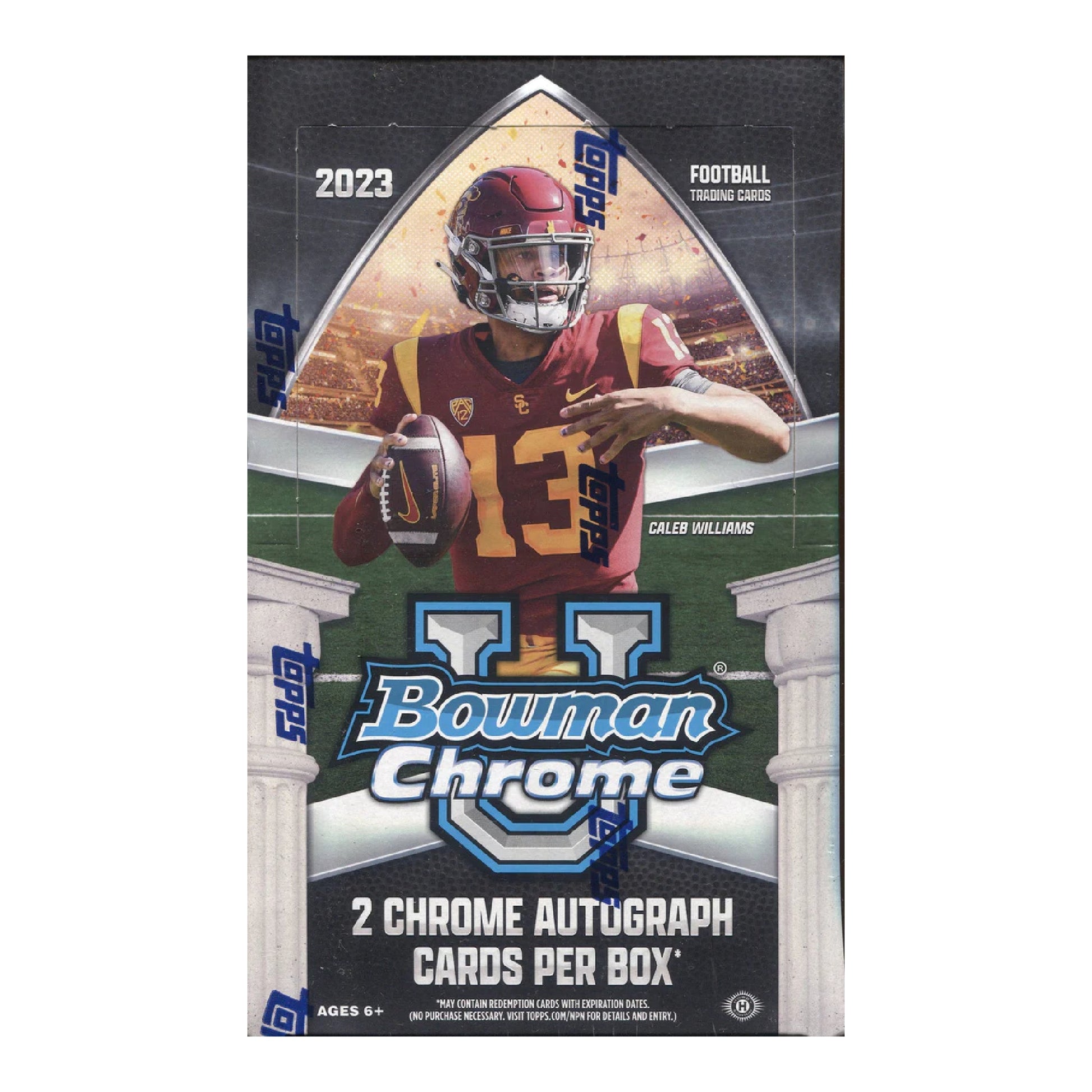 2023 Bowman Chrome University Football Hobby Box
