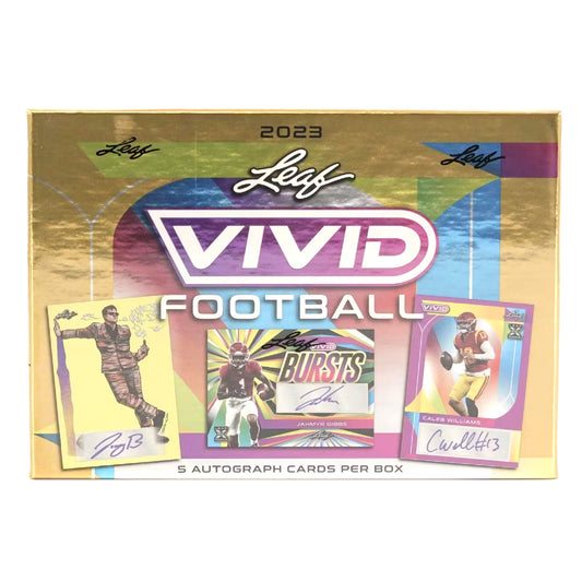 2023 Leaf Vivid Football Hobby Box