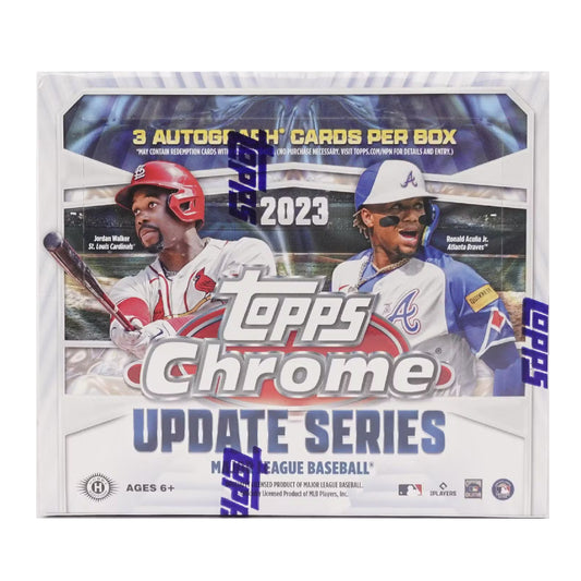 2023 Topps Chrome Update Jumbo Baseball Hobby Box