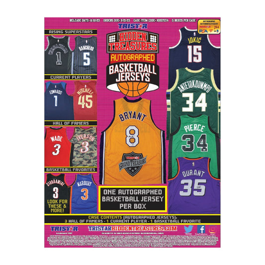 2023 Tristar HT Autographed Basketball Jerseys Game Day Greats Series 3 Hobby Box