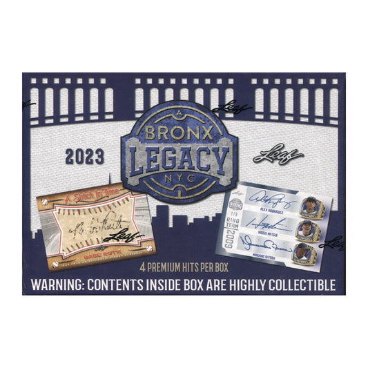 2023 Leaf Bronx Legacy Baseball Hobby Box