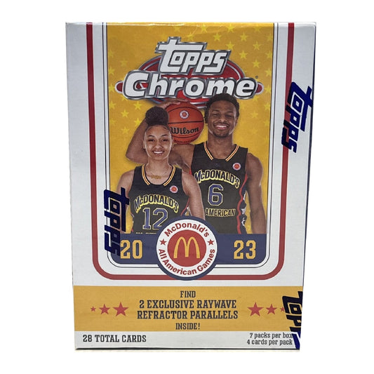 2023/24 Topps Chrome McDonalds All-American Basketball Blaster Box