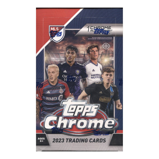 2023 Topps MLS Major League Soccer Chrome Soccer Hobby Box