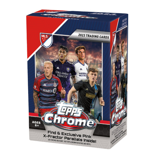 2023 Topps Chrome MLS Major League Soccer Blaster Box