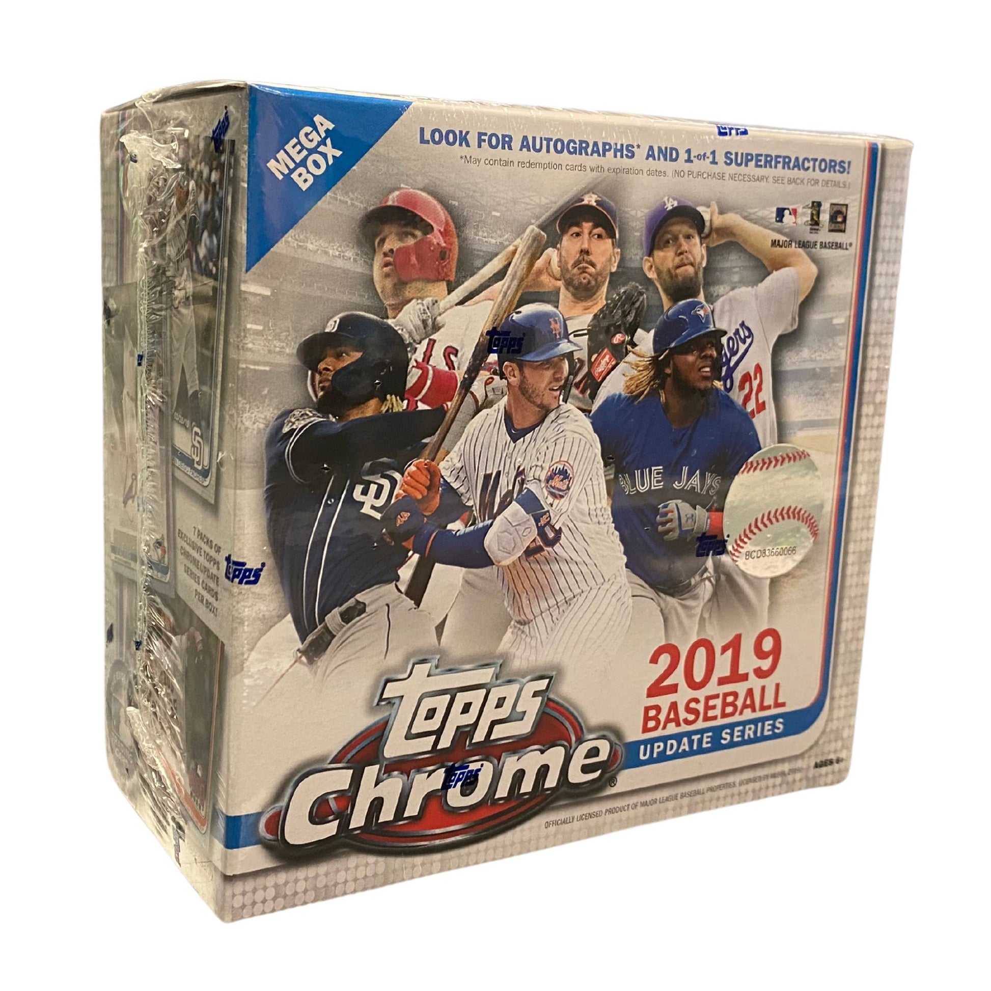 2019 Topps Chrome Update Series Baseball Mega Box