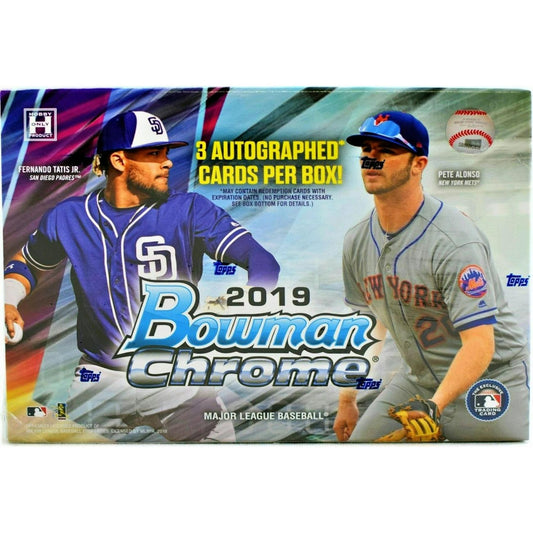 2019 Bowman Chrome Baseball HTA Choice Hobby Box