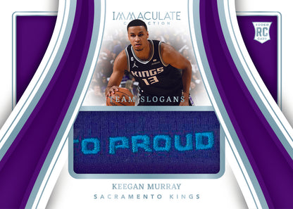 2022/23 Panini Immaculate Basketball Cards_Keegan Murray
