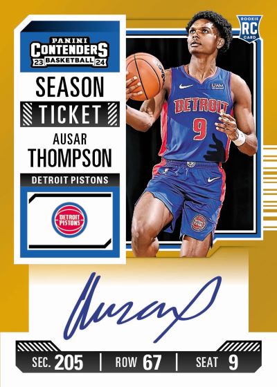 2023/24 Panini Contenders Basketball Cards - Ausar Thompson