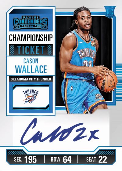 2023/24 Panini Contenders Basketball Cards - Cason Wallace