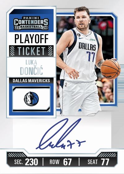 2023/24 Panini Contenders Basketball Cards - Luka Doncic