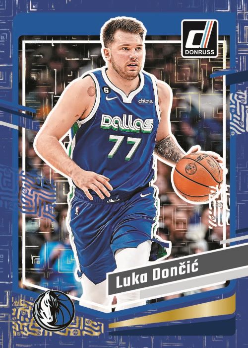 2023/24 Panini Donruss Choice Basketball Cards-Luka Doncic-Blue