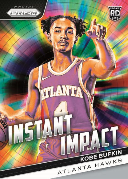 2023/24 Panini Prizm Basketball Cards - Kobe Bufkin_Instant Impact