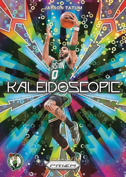 2023/24 Panini Prizm Basketball Fast Break Cards-Jayson Tatum-Kaleidoscopic