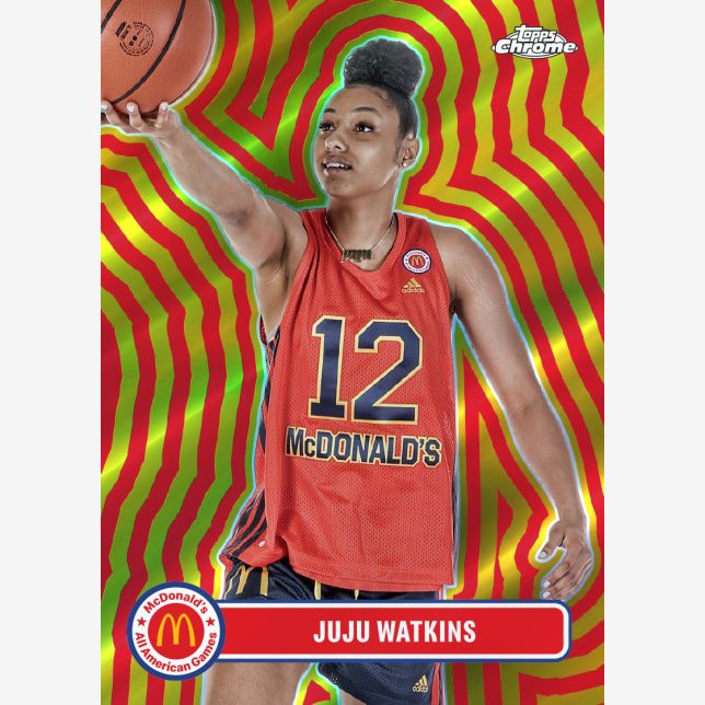 2023/24 Topps Chrome McDonalds All-American Basketball Hobby Box-Juju Watkins