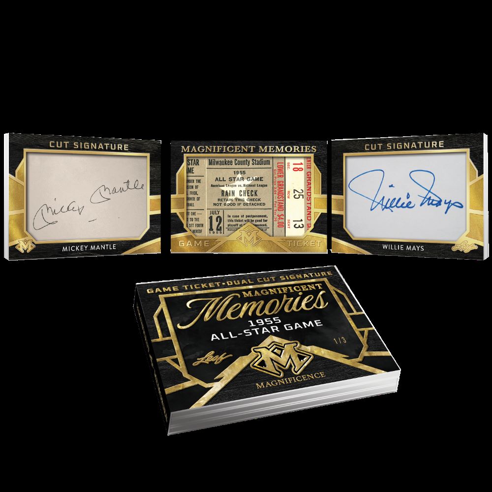 2023 Leaf Magnificence Sports Cards - Mickie Mantle_Willie Mays