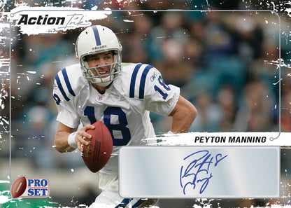 2023 Leaf Pro Set Metal Football Cards-Peyton Manning_Ink Player