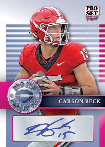 2023 Leaf Pro Set Pure Football Cards-Carson Beck
