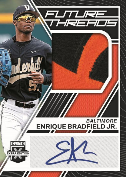 2023 Panini Elite Extra Edition Baseball Cards-Enrique Bradfield Jr-Future Threads