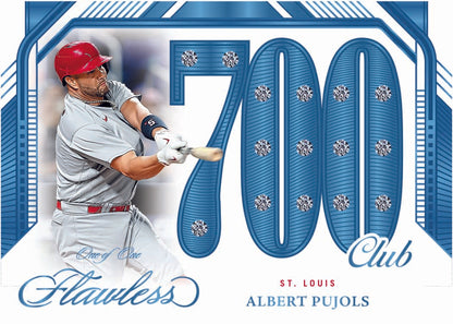 2023 Panini Flawless Baseball Cards-Albert Pujols-700 Club