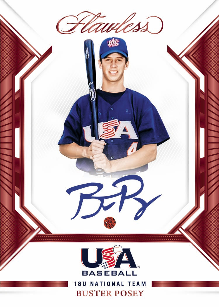 2023 Panini Flawless Baseball Cards-Buster Posey-USA Gems