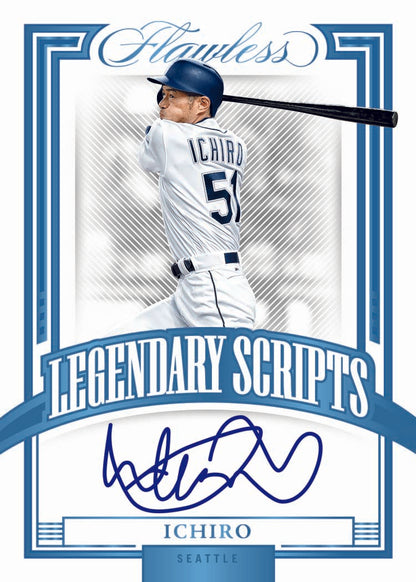 2023 Panini Flawless Baseball Cards-Ichiro-Legendary Scripts