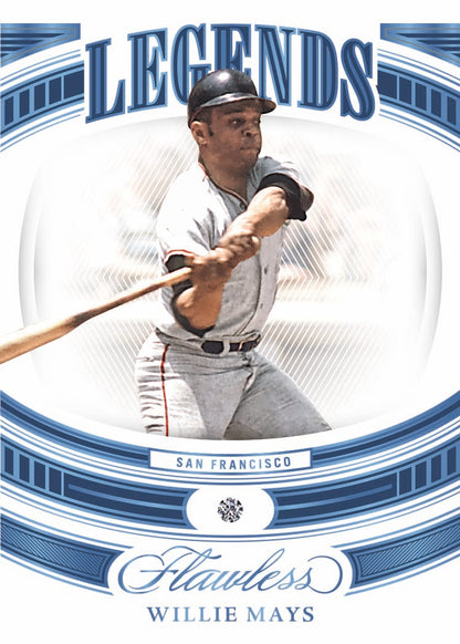 2023 Panini Flawless Baseball Cards-Willie Mays-Legends