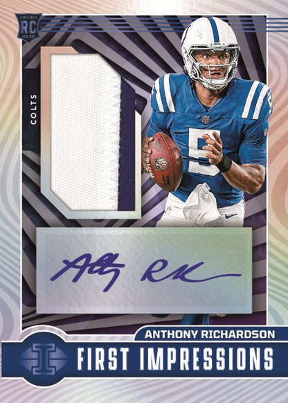 2023 Panini Illusions Football Cards - Anthony Richardson First Impressions