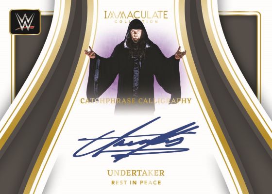 2023 Panini Immaculate WWE Wrestling Cards -  Undertaker