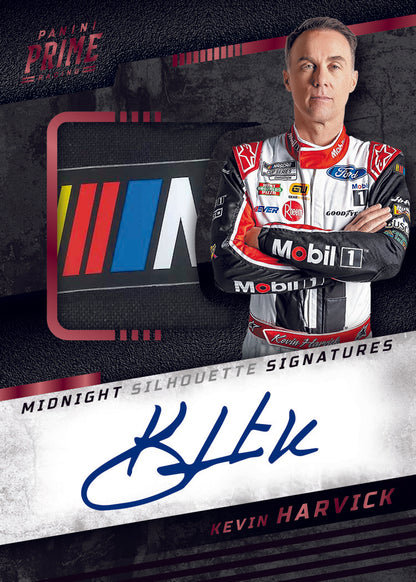 2023 Panini Prime Racing Cards_Kevin Harvick Auto_Midnight Silhouette Signatures