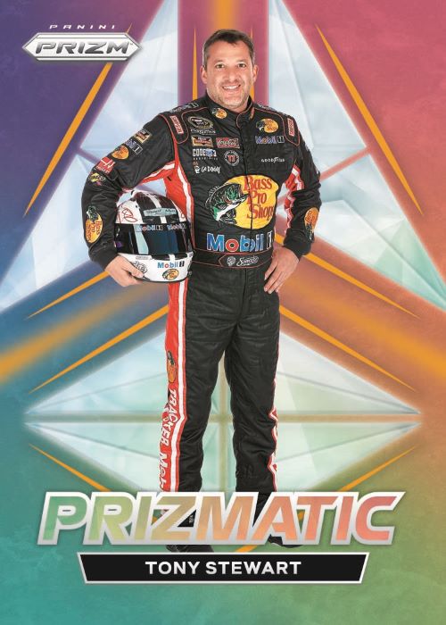 2023 Panini Prizm Racing Cards-Tony Stewart-Prizmatic Gold