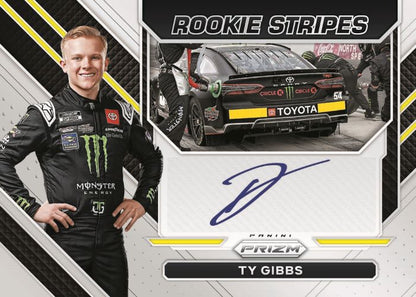2023 Panini Prizm Racing Cards-Ty Gibbs-Rookie Stripes