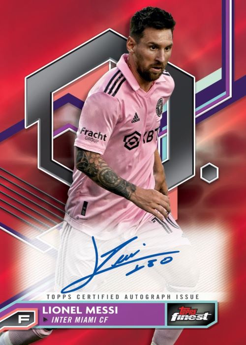 2023 Topps Finest MLS Cards-Lionel Messi Auto