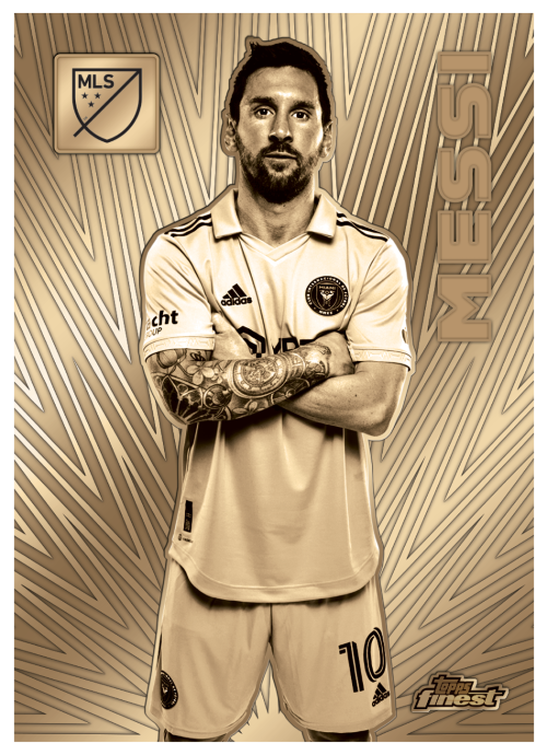 2023 Topps Finest MLS Cards-Messi_Idols_Bronze