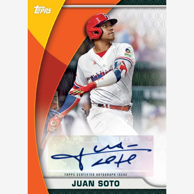 2023 Topps World Baseball Classic Cards-Juan Soto-Book Panel