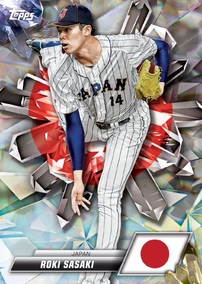 2023 Topps World Baseball Classic Cards-Roki Sasaki-Gems