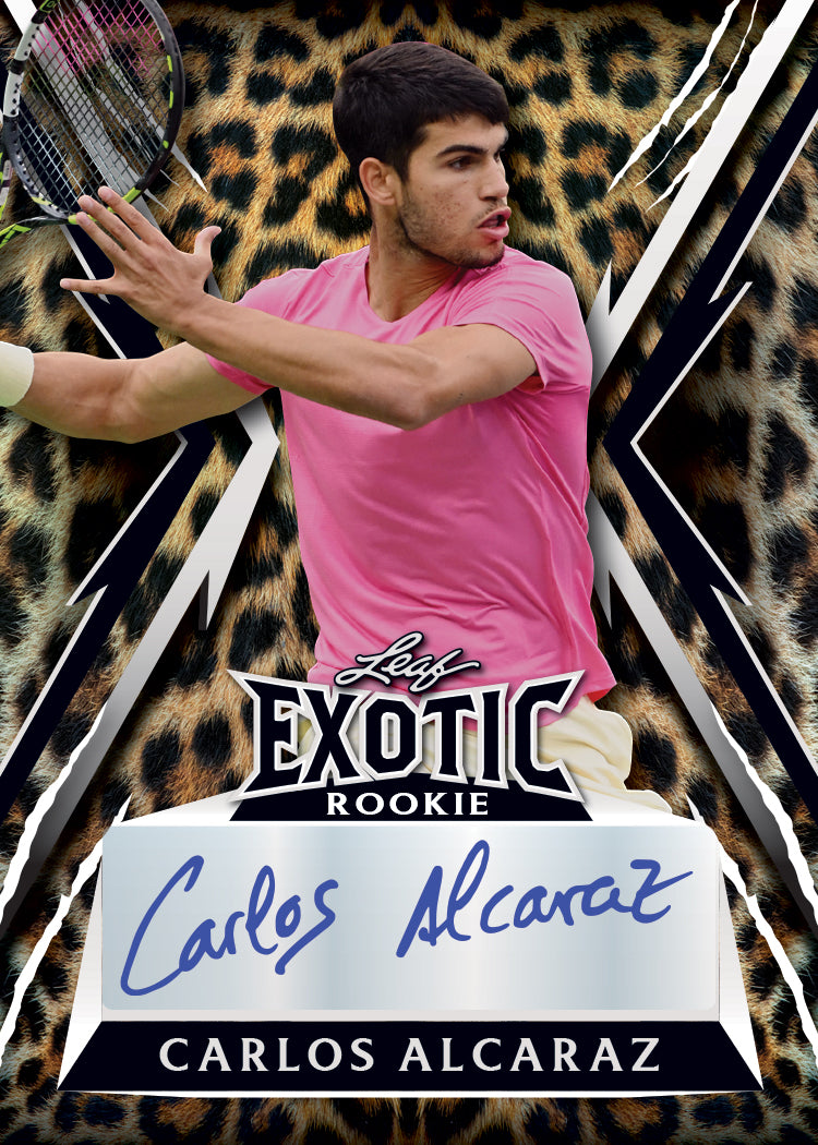 2023 Leaf Exotic Multi-Sport Young Stars-Carlos Alcaraz