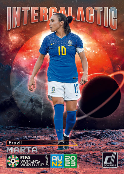 2023 Panini Donruss FIFA Women's World Cup Soccer Hobby Blaster Box-Marta
